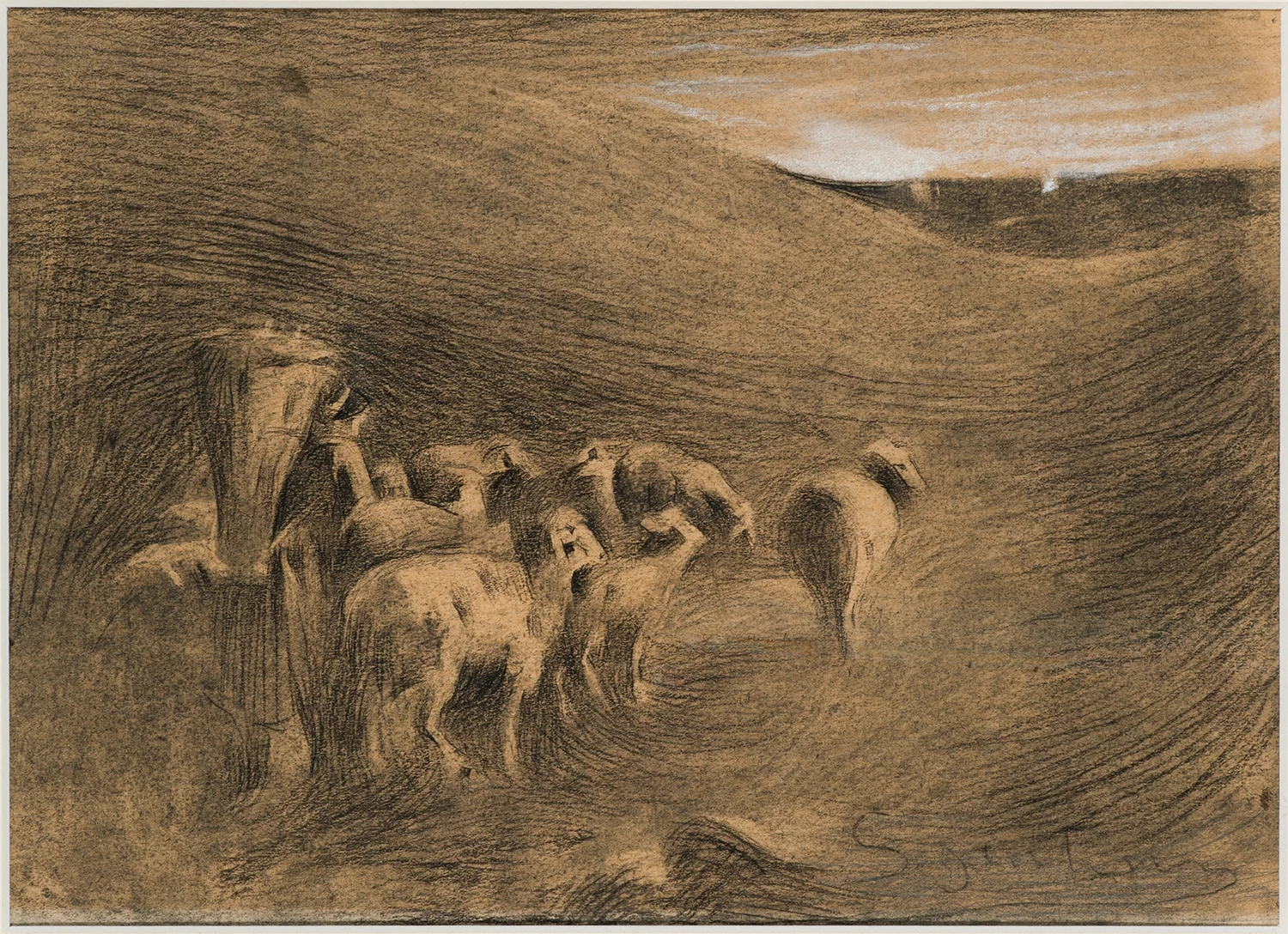 Piccole pecore - Museo Segantini, St. Moritz